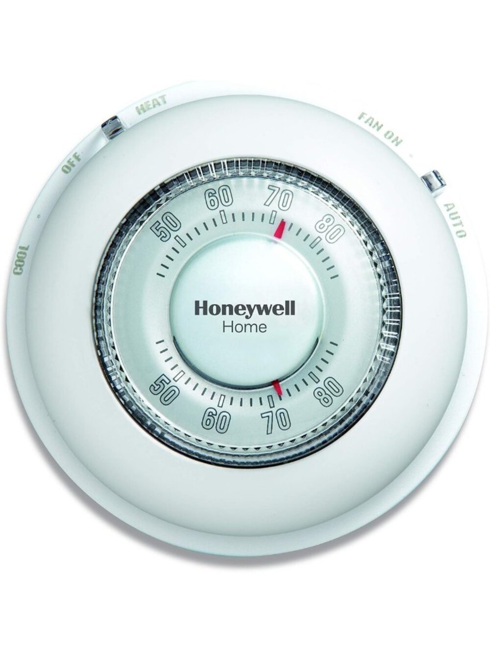Round Manual Thermostat - Easy Temperature Control, Energy Efficient, White